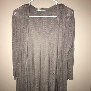 Maurice’s Large Lace Cardigan with Hood